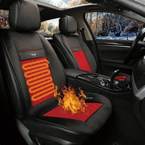 Electric Heated car seat Cushion Winter Car seat warm car seat cover 12v heated car seat cushion ...