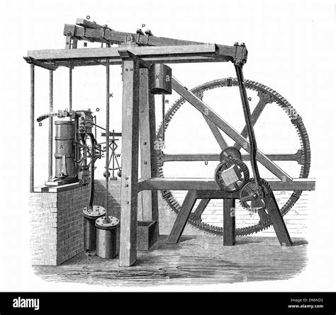 James Watt (1736-1819) prototipo di motore a vapore "Vecchio Bess ...