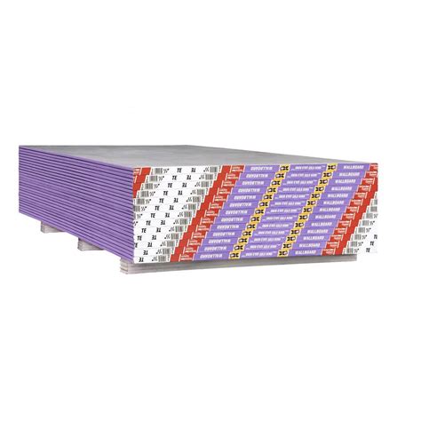 Gold Bond PURPLE XP 1/2 in. x 4 ft. x 10 ft. Mold-Resistant Moisture-Resistant Drywall Sheet ...