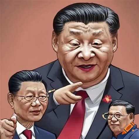 Cartoons depicting xi jinping's dictatorship