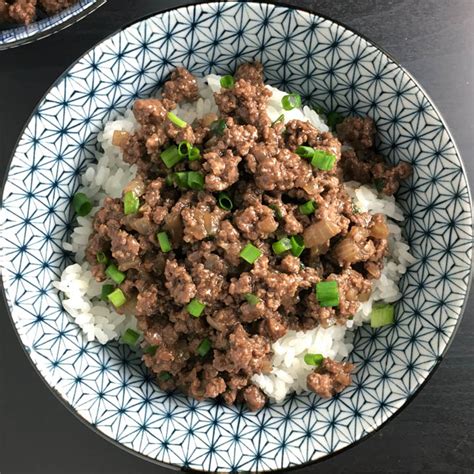 Asian Ground Beef Rice Bowls | A Day in the Kitchen