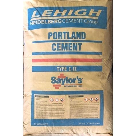 Lehigh Portland Cement Type I-II - 9 Brothers Building Supply