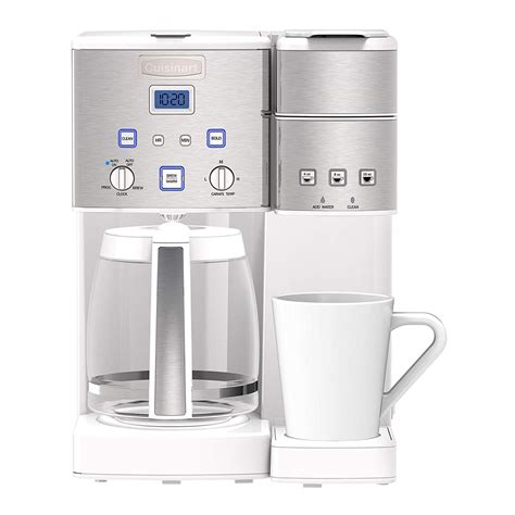 Cuisinart Coffee Center 12-Cup Coffeemaker and Single-Serve Brewer (White) - Walmart.com ...