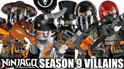 Meet ALL the LEGO Ninjago Season 9 Dragon Keepers Minifigures! (Villains) - YouTube