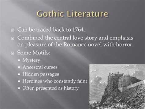 PPT - Gothic Literature PowerPoint Presentation, free download - ID:2213267