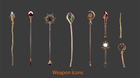 Fantasy Warlock Weapons in Weapons - UE Marketplace