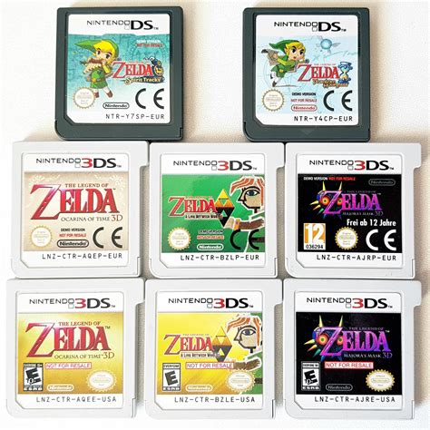 Finally have the full set of EUR Demo Main Zelda games on DS/3DS, ALBW ...