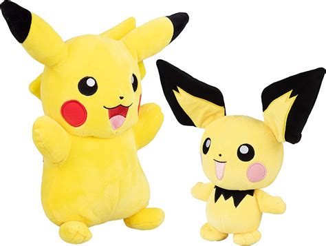 Pokemon 12 Pikachu and 8 Pichu Plush Stuffed Animal Toys 2 Pack ...