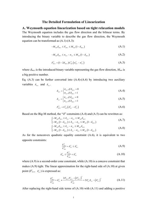 (PDF) The Detailed Formulation of Linearization