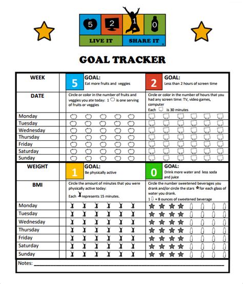 Goal Tracking Template - 9+ Download Free Documents in PDF, Word, Excel