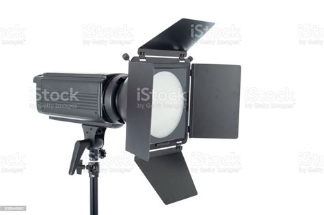 Studio Light Isolated With White Background Stock Photo - Download Image Now - Black Color, Cut ...