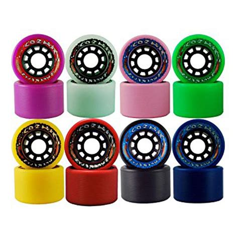 COSMIC SUPERFLY INDOOR OUTDOOR ROLLER SKATE WHEELS SET