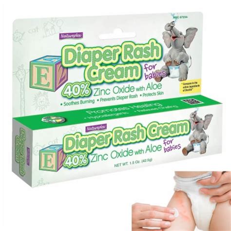 Baby Diaper Rash Cream 40% Zinc Oxide Soothes Diaper Rash Relief Chafing Aloe, 1 - Fry’s Food Stores