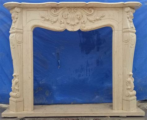 Hand Carved Marble Fireplace Mantel | From Europe To You