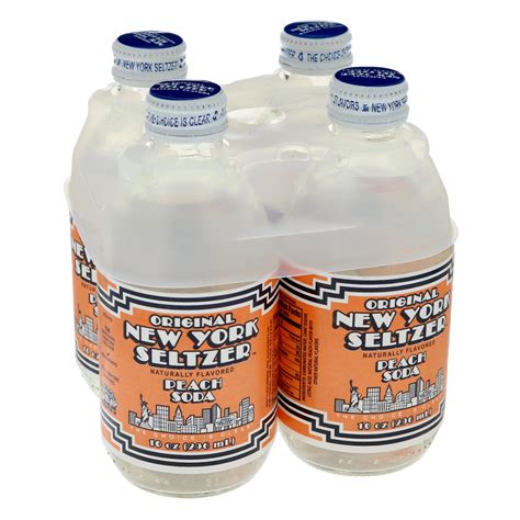 Original New York Seltzer Peach Soda - Shop Soda at H-E-B