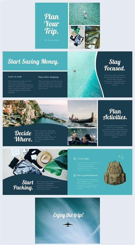 Modern Travel Guide Template | Travel guide design, Travel brochure ...