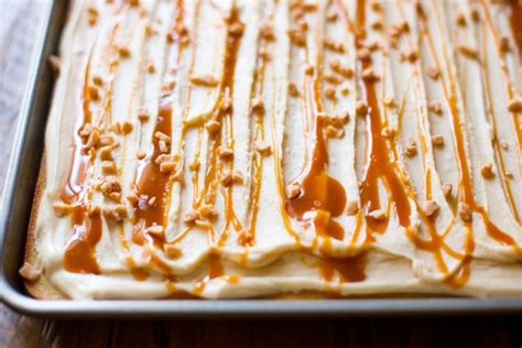 Best Salted Caramel Sheet Cake Recipe - How to Make Salted Caramel ...