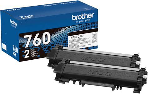 Brother TN760 2PK 2-Pack High-Yield Toner Cartridges Black TN-7602PK - Best Buy