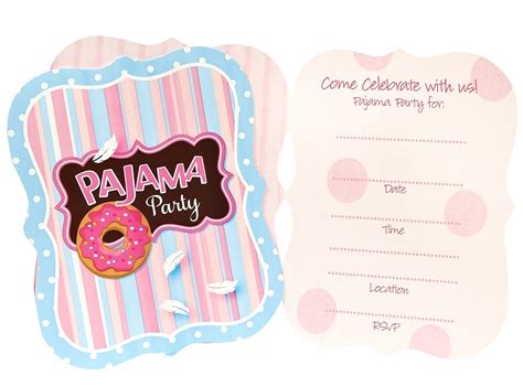 Pajama Party Invitations | BirthdayExpress.com