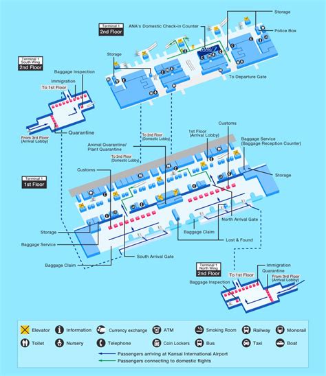 Map Of Kansai Airport - China Map Tourist Destinations