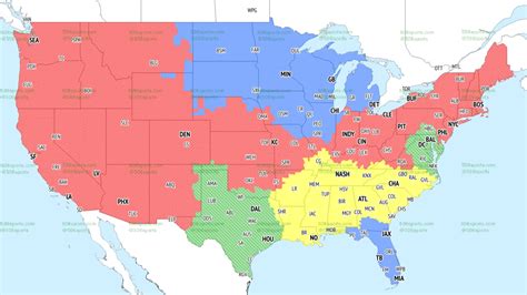 NFL Coverage Map Week 1: TV Schedule for FOX, CBS Broadcasts