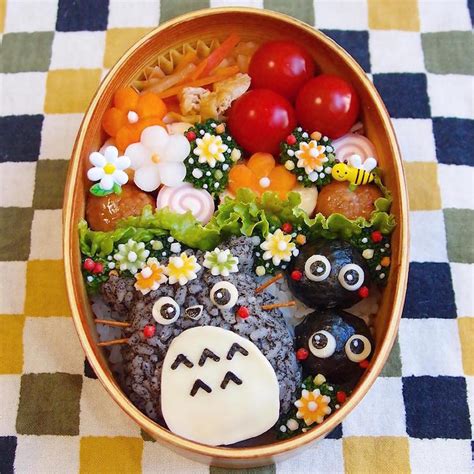 Bento Box Art Inspired by Colorful Pop Culture Characters