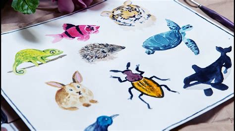 Easy Watercolor Animals