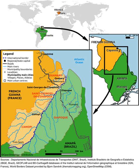 French Guiana Brazil Border