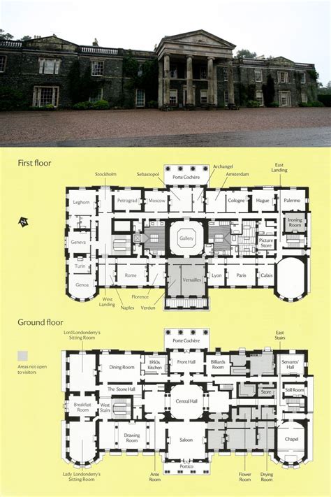 Mount Stewart House Floor plans | Mansion floor plan, Victorian house ...