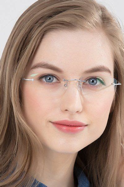 Ebb - Timeless Almost-Invisible Minimal Frames | EyeBuyDirect in 2021 | Face shape sunglasses ...