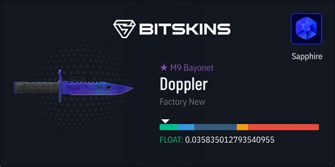 M9 Bayonet | Doppler Sapphire (Factory New) - CS2 Skins | Find and ...