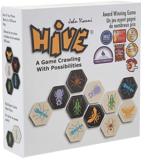 Buy Original Hive Board Game - Crawling with Possibilities - Bug Games Smart Zone Second Edition ...