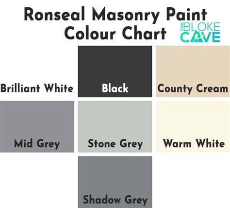 The Ultimate Masonry Paint Colour Chart | Masonry paint, Paint color chart, Masonry paint colours