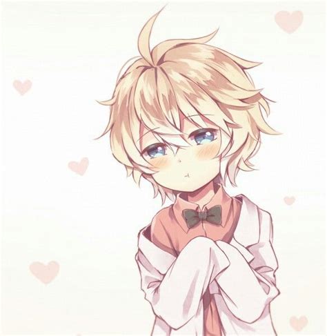 Kid Cute Anime Boy With Blonde Hair / He takes on the appearance of a tall.