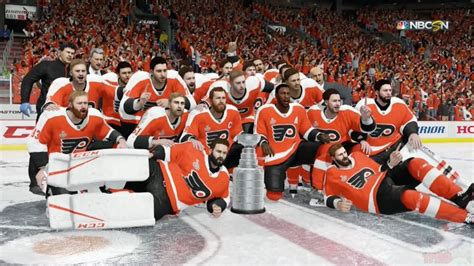 NHL 18 - Philadelphia Flyers Stanley Cup Celebration - YouTube