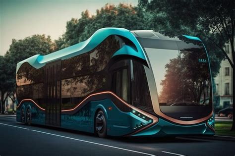 Premium AI Image | A bus that is made by mercedes.