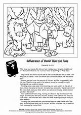 Bible Coloring Pages Lions sketch template