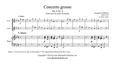 Corelli : Christmas Concerto, Op. 6, No. 8 - V. Allegro - YouTube