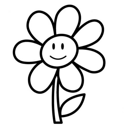 Flowers Drawing For Kids | Free download on ClipArtMag