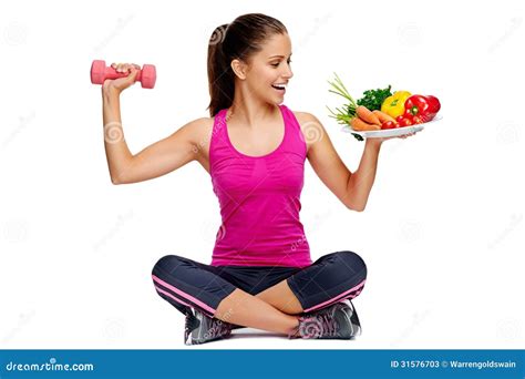 Healthy balanced lifestyle stock image. Image of female - 31576703