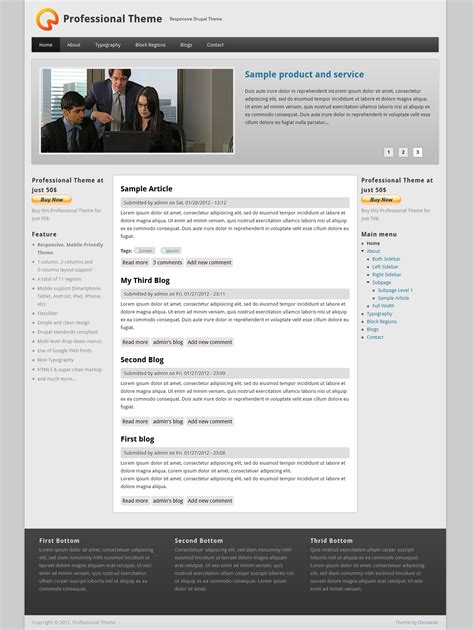 Professional Theme | Drupal.org