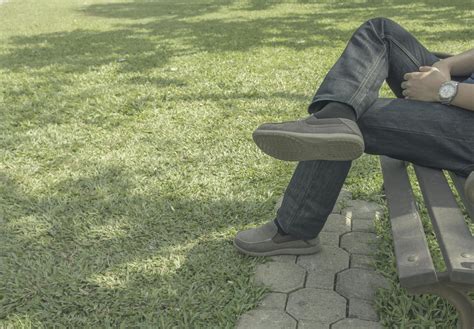 Sad man sitting alone in the park 3114031 Stock Photo at Vecteezy