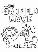 Garfield Coloring Printables sketch template