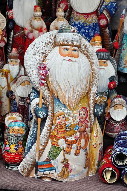 Russian Xmas Decorations | Russian santa, Santa claus is coming to town, Father christmas