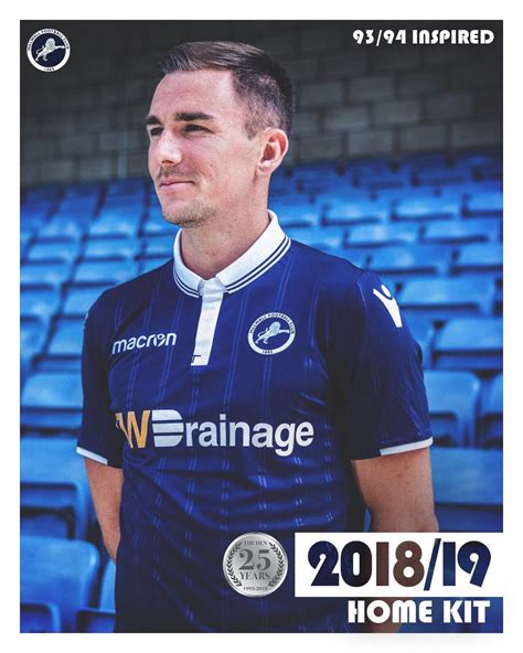 Millwall 18-19 Home Kit Released - Footy Headlines