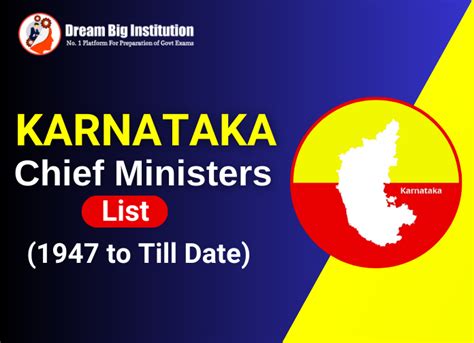 List Of Karnataka Chief Ministers 1947 To 2024 Latest Updates