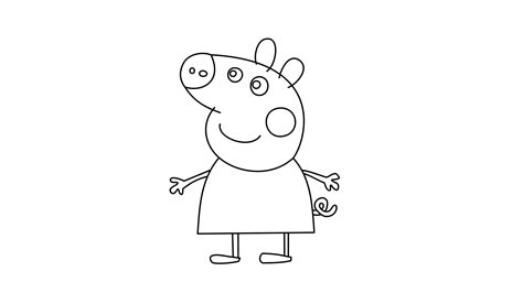 How to Draw Peppa Pig in 7 Simple Steps (for Kids) - VerbNow