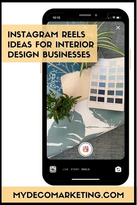 Instagram reels ideas for interiors businesses - My Deco Marketing