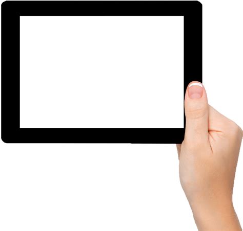 Tablet In Hand Png Image Transparent HQ PNG Download | FreePNGimg