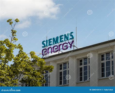 Siemens Energy Logo Sign on Top of a Building Editorial Stock Image - Image of corporation ...